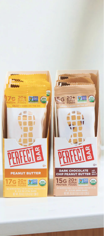 Perfect Bar - Protein Dark Chocolate Chip Peanut Butter - Gluten & GMO Free