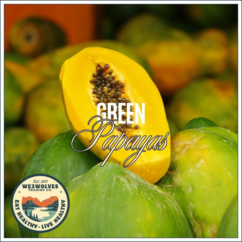 Green Skin Papayas