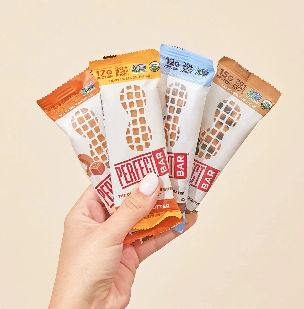 Perfect Bar - Protein Dark Chocolate Chip Peanut Butter - Gluten & GMO Free