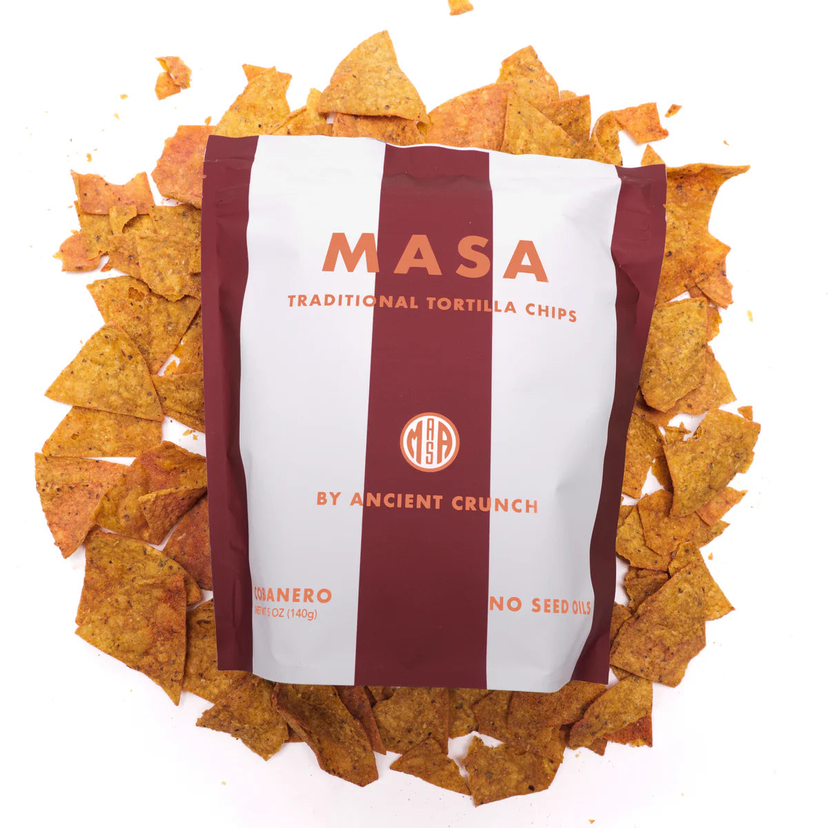 Masa Traditional Healhty Tortilla Chips - SEED OIL FREE, NON-GMO, GRASS FED