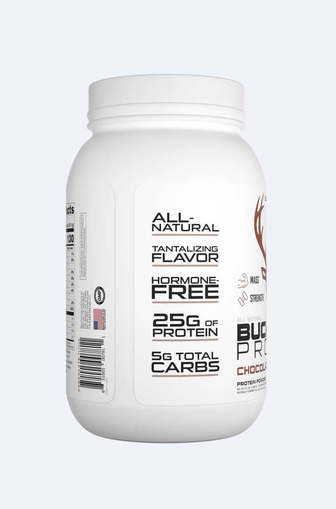 BUCKED UP - Buck Feed All Natural Protein Powder 25G (Chocolate Flavor) 30 servings