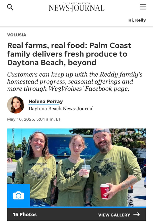 Real farms, Real food: Palm Coast family delivers fresh produce to Daytona Beach, beyond