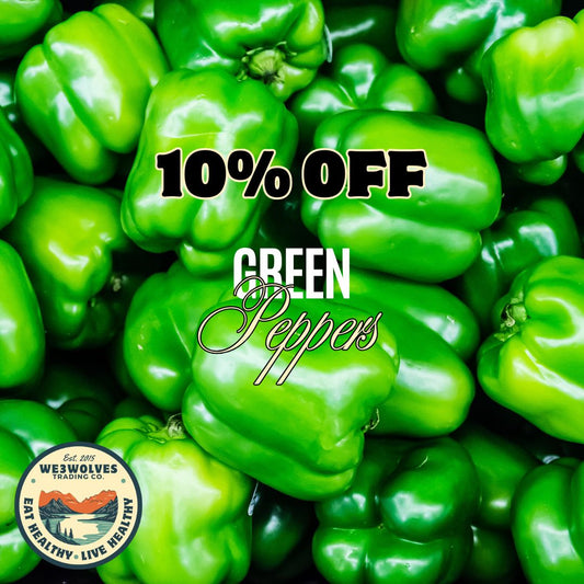 10% OFF SALE - Green Bell Peppers