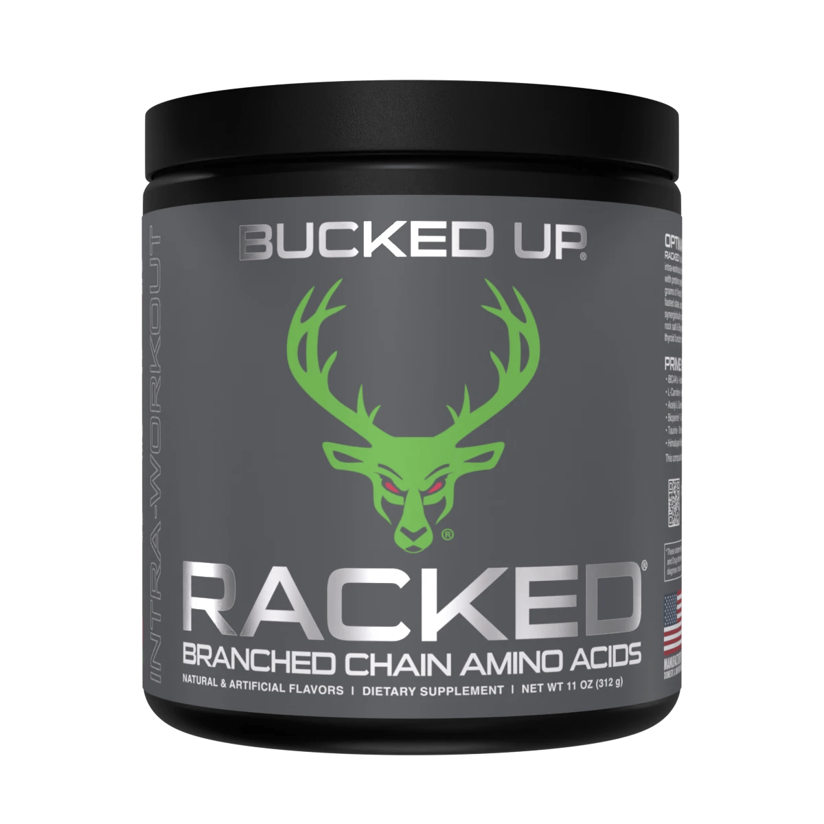 BUCKED UP - Racked BCAA - Blood Raz Flavor [30 Serv]