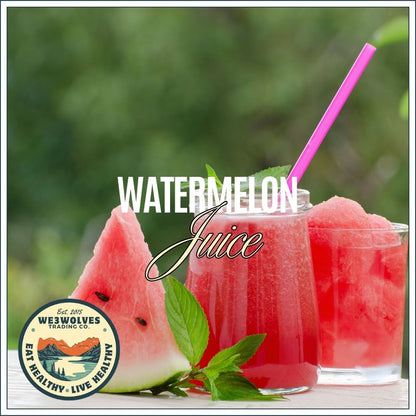 Watermelon Juice 100% Pure Cold Pressed Fresh Seeded