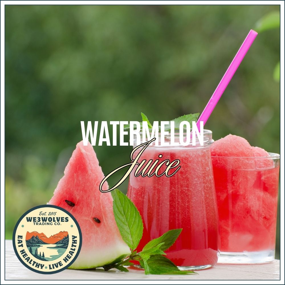 Watermelon Juice 100% Pure Cold Pressed Fresh Seeded