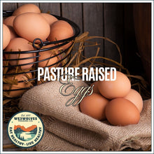 Load image into Gallery viewer, Pasture Raised Organic Eggs  1 dozen
