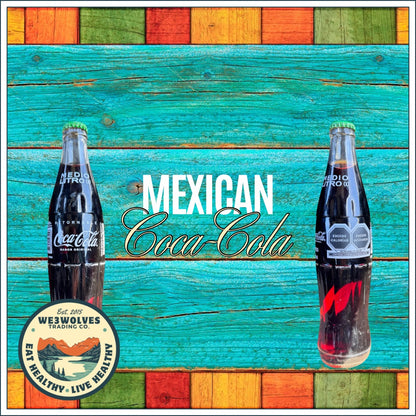 Mexican Glass Bottle Coke - Made with Sugar Cane 500ml (16oz)