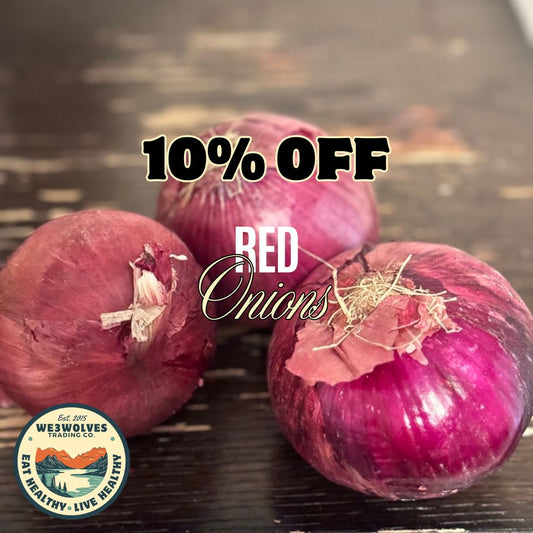10% OFF SALE - Red Onions