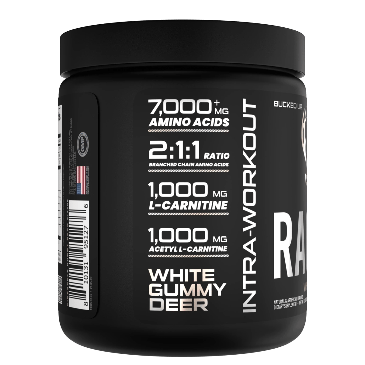 BUCKED UP - Racked BCAA - Blood Raz Flavor [30 Serv]