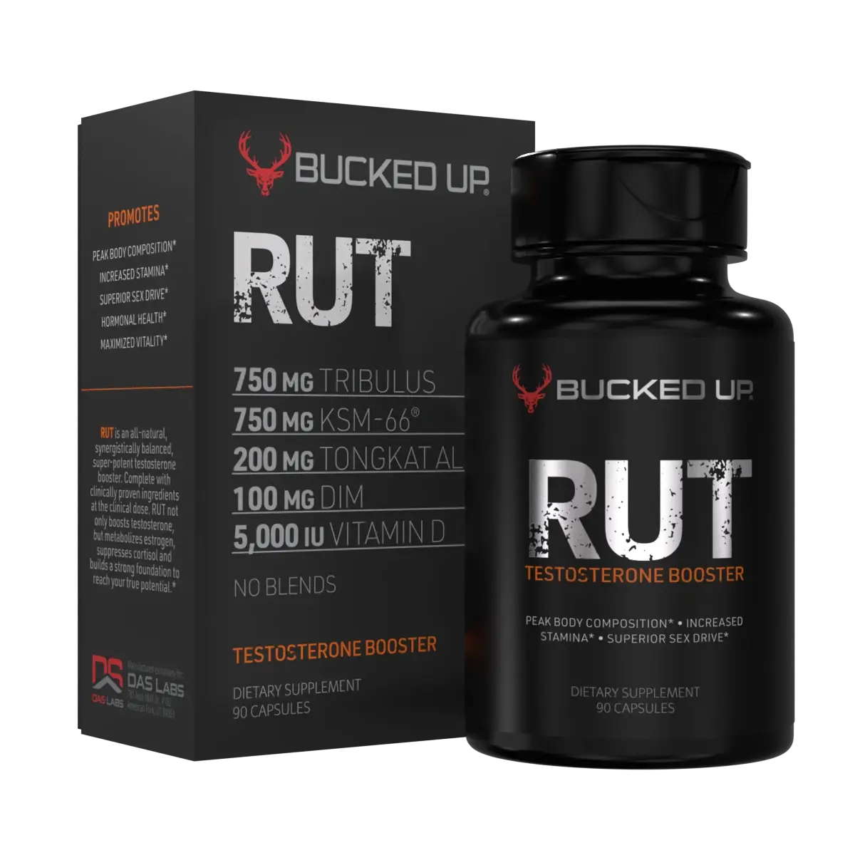 BUCKED UP - RUT Testosterone Booster [30 Serv]